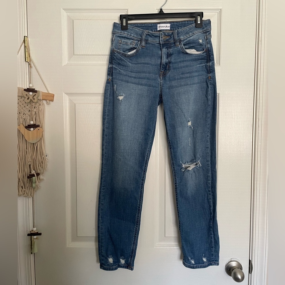 Studio Blue Women’s Distressed Blue Jeans size 27